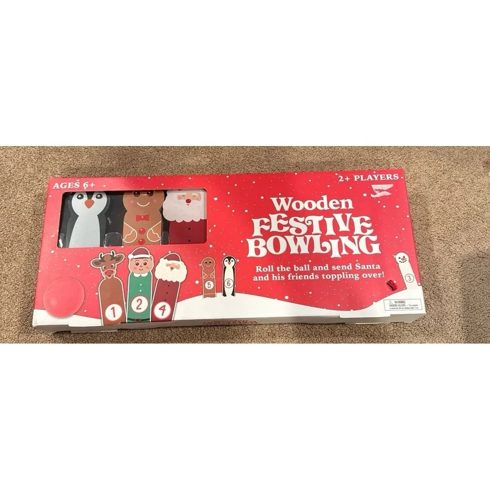 Wooden Festive‎ Bowling